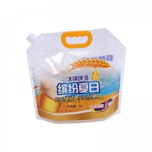 Stand Up Spout Pouches Liquid Packaging Bag