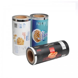Plastic Film Roll For Food Packaging Roll Stock