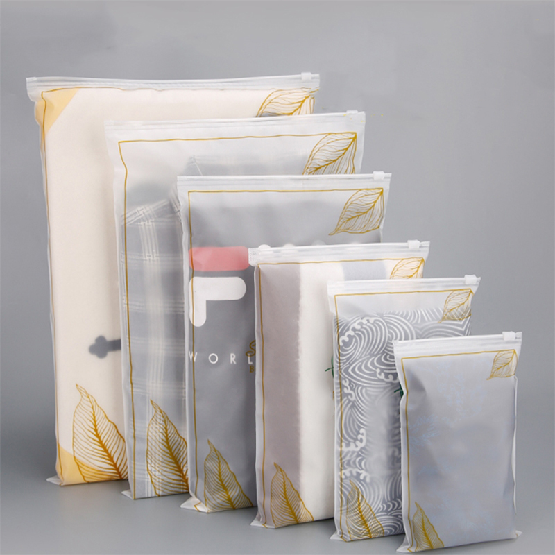 On Sale Custom Plastic Zipper Bag, Custom Zipper Bag, Frosted Zipper Bags  With Logo, Printed Ziplock Bag, Custom Package Bags for Clothing 