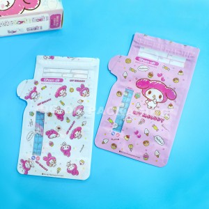 Çanta për ruajtje të qumështit të gjirit të karikaturës për mbajtjen e qumështit të gjirit të ripërdorshëm me porosi