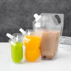 El empaquetado degradable de la bebida del PLA laminado plástico biodegradable se levanta el bolso del canalón