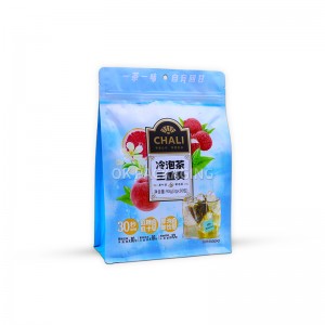 Спеціальний поліетиленовий мішок для горіхів, чаю та сухофруктів, сумка з плоским дном із застібкою-блискавкою