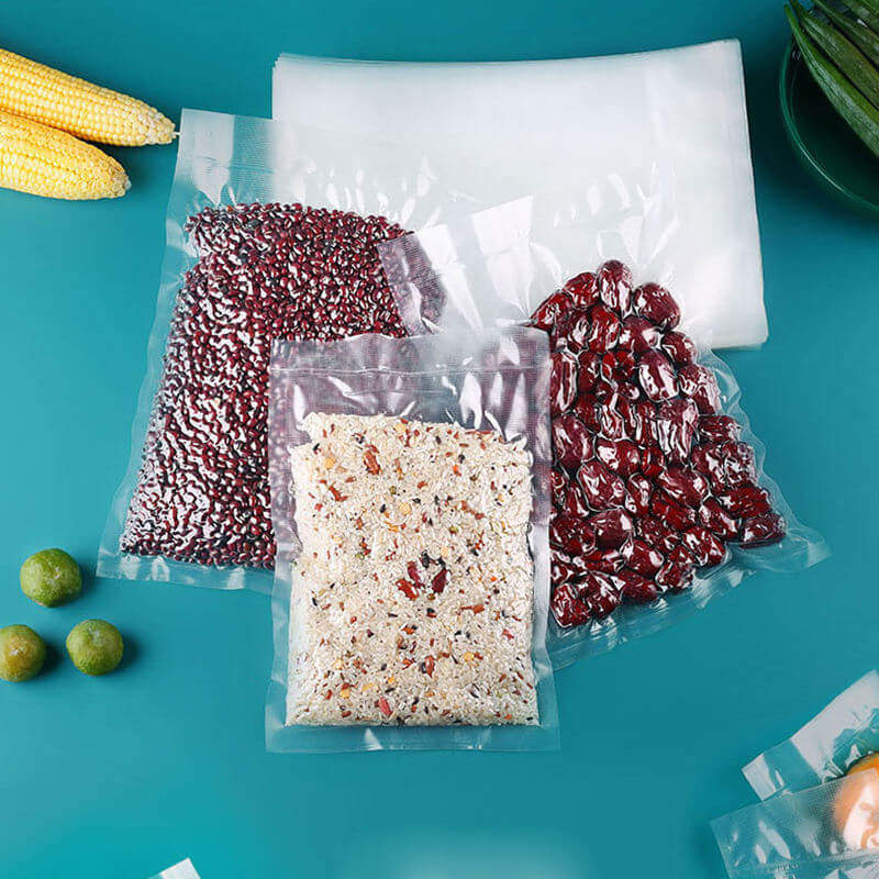 Transparent Poly Nylon Vacuum Bags With Food Manufacturers and