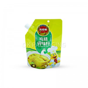 Spout Pouch Bag Manufacturer Custom na Liquid Sauce Packaging Nakatayo na Spout Pouch Bag