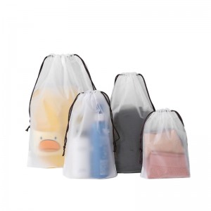 Transparent frosted PVC plastic garment packaging bag