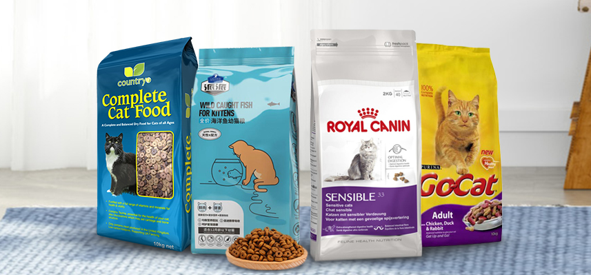 Quais são os requisitos de embalagem para sacos grandes de comida de gato?
