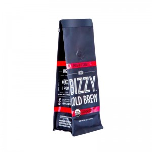 Hot Sale Customized Recycalable Coffee Packaging Bag Zipper Stand Up Coffee Bag Uban sa Valve