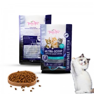 Custom Plastic Pet Food Treats Aluminum Foil Dog Food Packaging Bag Pet Food Bag With Handle