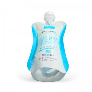 Benutzerdefinierte wiederverwendbare Kunststoff-Fruchtsaft-Getränkeverpackung Doypack-Ausgussbeutel Standbeutel mit Ausguss