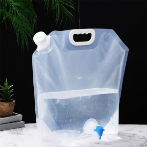 Wholesale portable foldable water tank 5L 10L collapsible water container water bag for camping