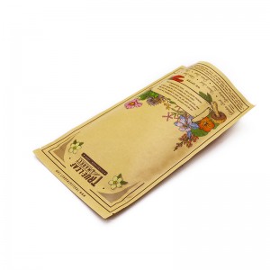 Custom Printing Biodegradable Compostable Pla Coffee Tea Bags Stand Up Pouch