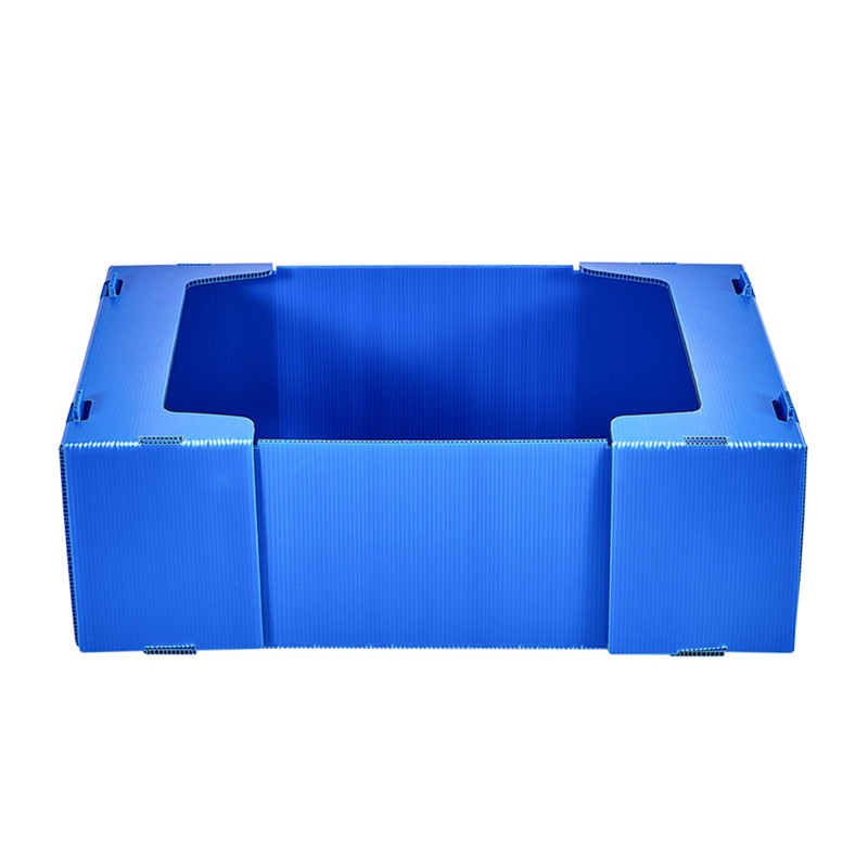 Good price collapsible plastic corrugated hollow sheet vegetable boxes waterproof crates 1