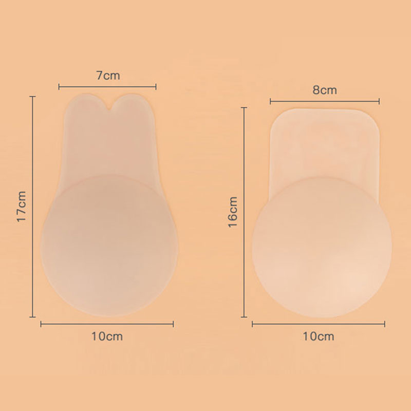 China Rabbit Ear Reusable Adhesive Breast Lift Silicone Nipple Cover  Manufacturer and Supplier