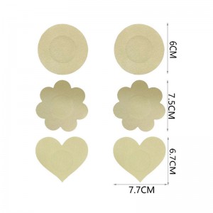 BREAST SATIN STICKERS INVISIBLE ADHESIVE DISPOSABLE NIPPLE COVER