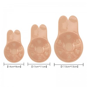 Invisible Adhesive Reusable Breathable Rabbit Nipple Covers