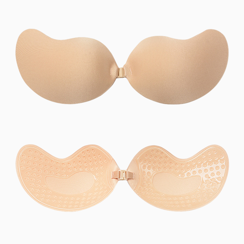 Women Sexy Adhesive Nipple Stickers Cute Hand Shaped Invisible Pasties Bra  Pads 