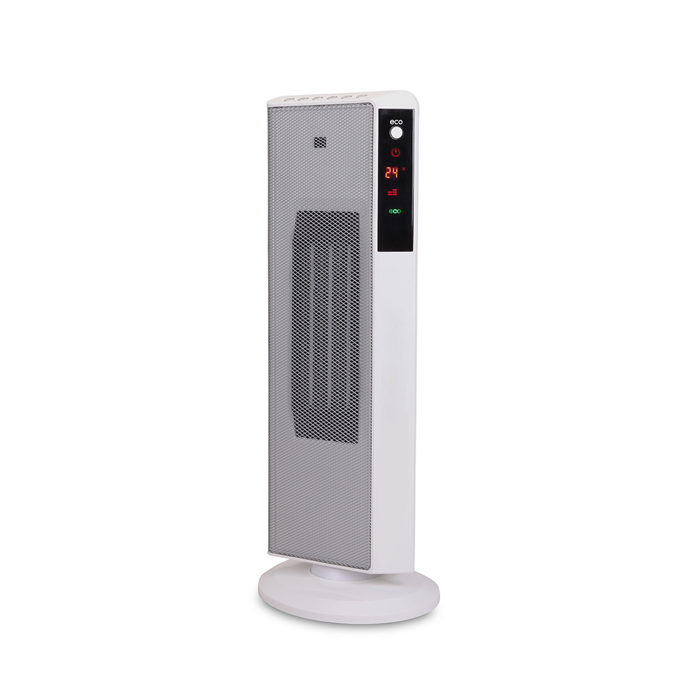 Bottom price Plug In Ceramic Heater - 2KW Home Ceramic  PTC  Fan Heater, Tower Heater With ECO, 2 Heat Settings, Adjustable Thermostat , White/Black,220V DF-HT5320P – Lianchuang