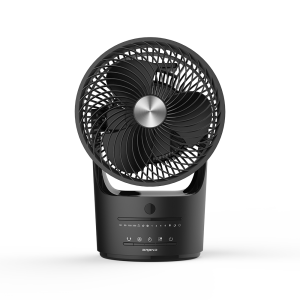DF-EF0816V (8″) Table Air Circulator Fan, 360°Oscillation, Timer with Remote  Black
