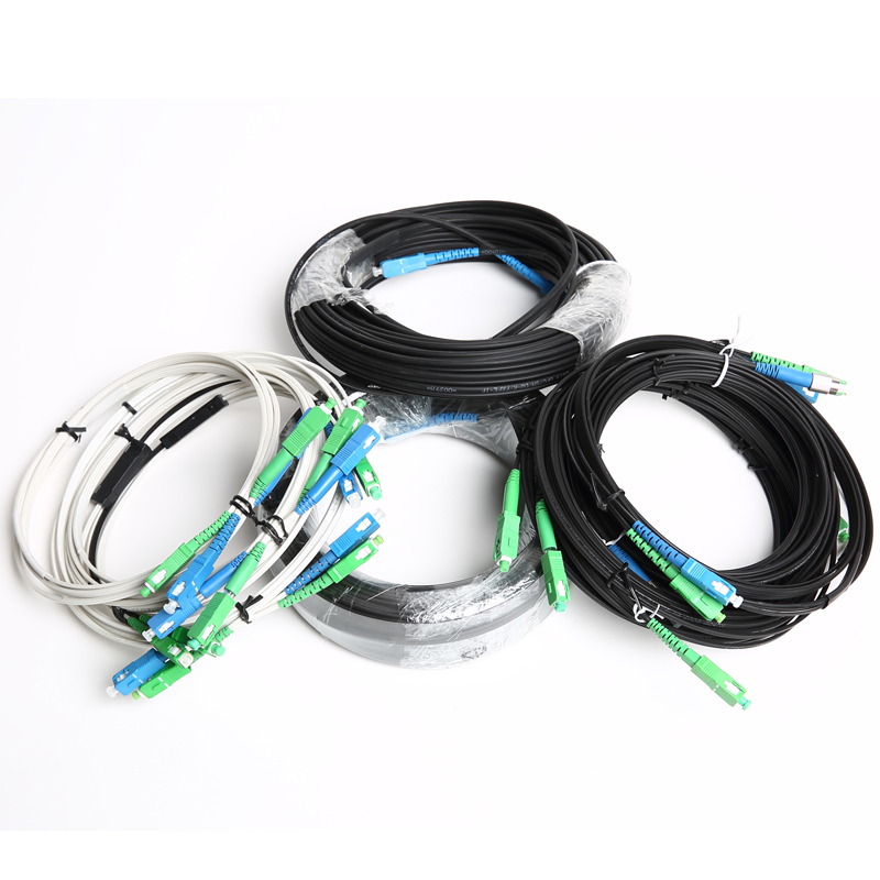 Outdoor SC APC-SC APC 2 cores FTTH drop cable patch cord Featured Image