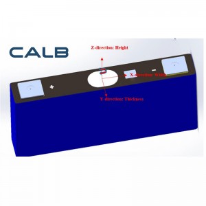 Батареяи нави CALB L300N137B 137ah Сикли амиқ 3.7V Призматикии Li-ion Cell Lithium NCM