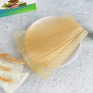 Food Grade 2.5g Gelatin Sheet with 200bloom Strength for Food Industry Like Mousse Cakes.