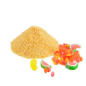 High viscosity 300 bloom edible gelatin with mesh ranging from 8 to 60 for food industry