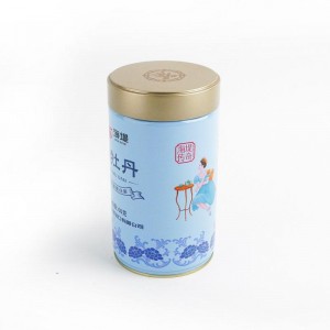 500ml Empty Round  With Lid Tea tin can TTC-021