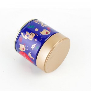 Custom Luxury  Airtight  Metal Tea tin can TTC-034