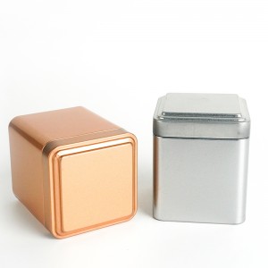 Tea tins Canister with Airtight Single Lids for Loose Tea