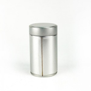 Small Food Storage Sliver Tea tin can TTC-039