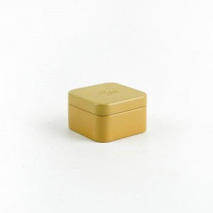 Cosmetics Square Shape Tea tin can TTB-013