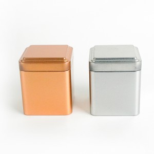Tea tins Canister with Airtight Single Lids for Loose Tea