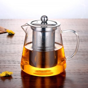 Glass Tea Pot Modern model: TPH-500
