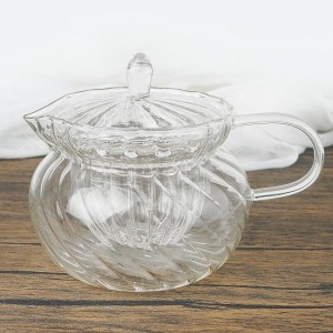 stove top glass tea kettle with infuser
