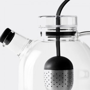 Large Capacity Glass pot Transparent Heatable With Infuser