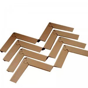 Factory outlet high strength L shape brown paper edge protector for packaging