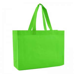 Custom logo print supermarket eco reusable shopping tote Non woven bag