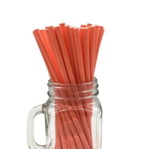 Custom colorful Disposable Biodegradable pure color paper straws paper drinking straw