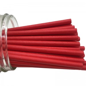 Food Grade Eco-friendly China Red Color Paper Straw with certificate