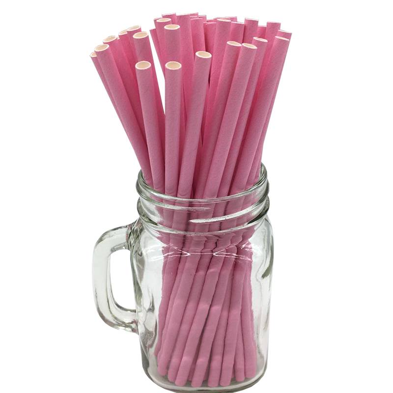 Eco Plastic Straws - Food Grade Eco-friendly Pure Color Paper Straw with certificate – GENFEAL
