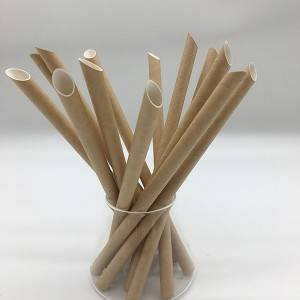 Wholesale Price Bendable Stainless Steel - Amazon Hot Sell Eco Disposable Bubble Tea Paper Straw  – GENFEAL