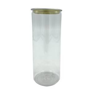 Food Grade Beverage Drink Package Bottle Pet Container with Easy Open Lid