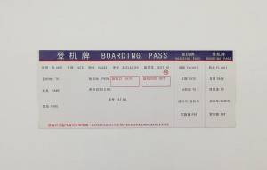 High Quality custom Airport Boarding Pass Check