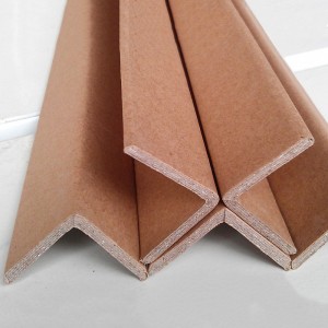 V Shape FSC Brown Cardboard Angles Edge Boards Kraft Paper Pallet Edge Protector