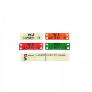PC wholesale custom printing cable identification marker label