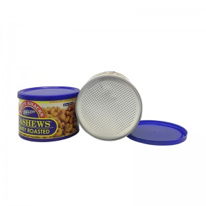 Custom made round paper packaging food can boxes