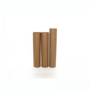 Quality Assurance Round Cardboard Tube Paper Tube Packaging Roll Core For Mailing With Plastic Cap