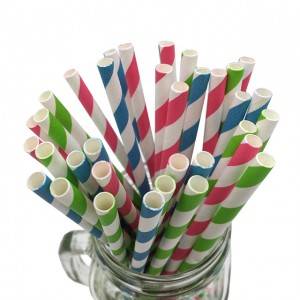 Paper Drinking Straws 100% Biodegradable and food grade – Assorted Colors