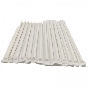 Free Samples Individual paper wrap Biodegradable Compostable Eco friendly Paper Straws