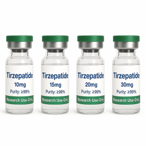 Tirzepatide Lyophilized High Purity 99% Peptide Powder TR 10mg 15mg 20mg 30mg per vial for blood sugar/diabetes